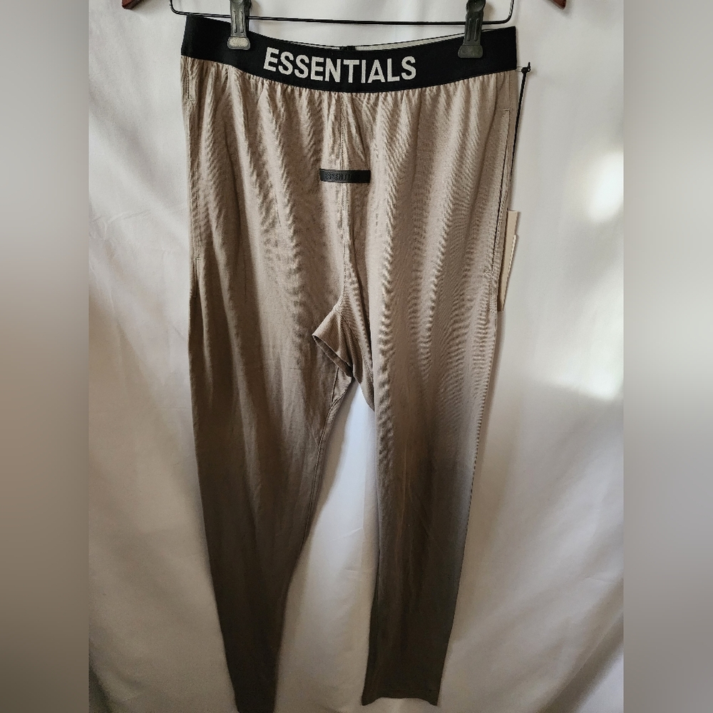 Essentials Fear Of God Tan/black Thermal Leggings. Size XS
